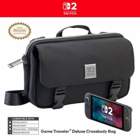 NSW2 NACON OFFICIAL LICENSED HORIZONTAL CROSSBODY BAG BLACK (Nintendo Switch 2)
