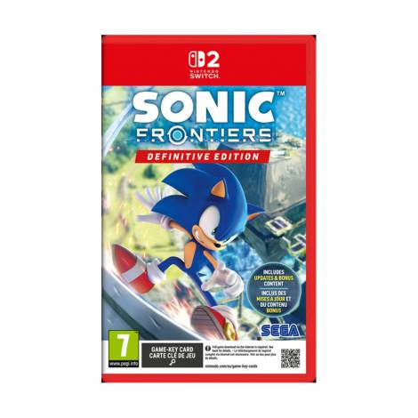 NSW2 Sonic Frontiers - Definitive Edition (Game Key Card) ) (Nintendo switch 2 )