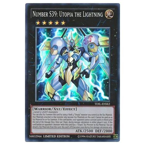 Number S39: Utopia the Lightning - TDIL-ENSE2 Super Rare Limited Edition