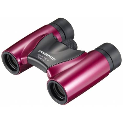 Olympus 8 x 21 RC II Binoculars - Metal Magenta (N3852492) και θήκη