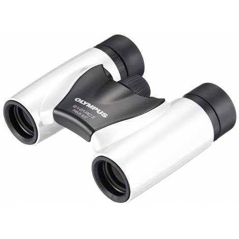 Olympus 8 x 21 RC II Binoculars - Pearl White (N3852392) και θήκη