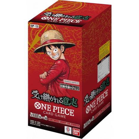 One Piece: Card Game Carrying on His Will Booster Box OP-13  [JAPANESE] (24 Packs)