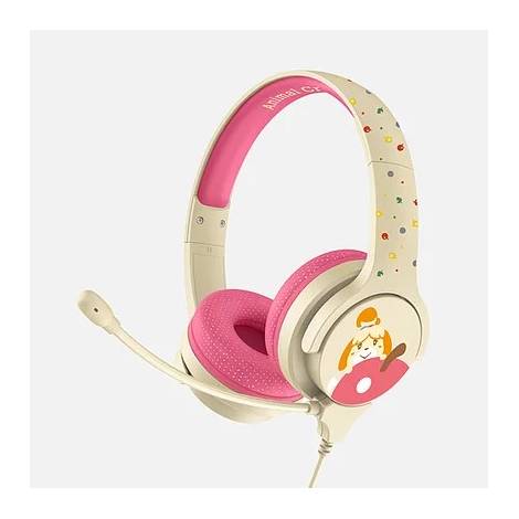 OTL - Animal Crossing Isabelle Pink and Cream Kids Interactive headphone (AC0848)