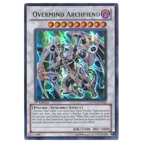 Overmind Archfiend - EXVC-EN044 - Ultra Rare 1st Edition