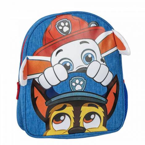 Παιδική Τσάντα Πλάτης 30εκ με Αυτιά PAW PATROL