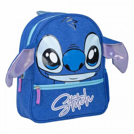 Παιδική Τσάντα Πλάτης Στιτς 3D Μπλε με Αυτιά DISNEY Λίλο & Στιτς