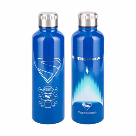 Paladone: DC Superman - Theatrical Metal Water Bottle (PP14871SMT)