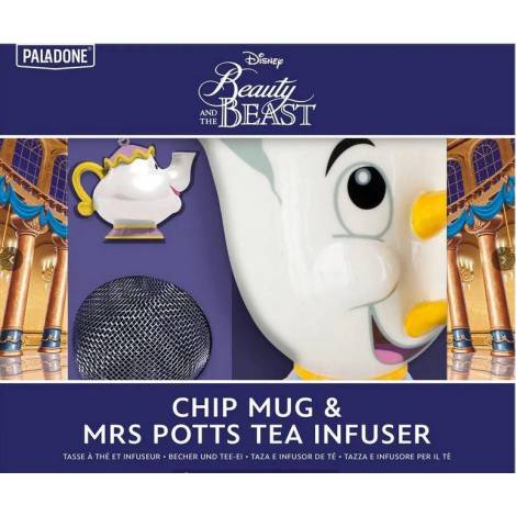 Paladone Disney Princess: Beauty and The Beast - Chip Mug and Mrs Potts Tea Infuser Set (PP10934DP)