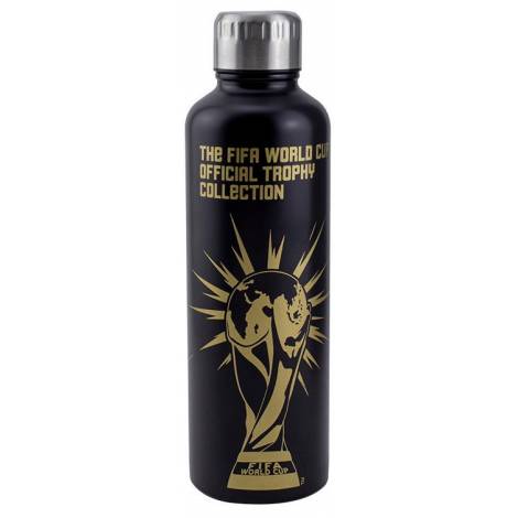 Paladone FIFA (Black and Gold) Metal Water Bottle (PP10275FI)