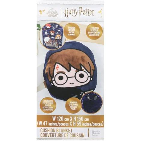 Paladone: Harry Potter - Cushion Blanket (PP13591HP)