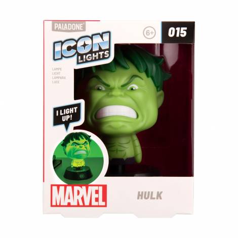 Paladone Icons: Marvel - Hulk Light (PP16010MU)