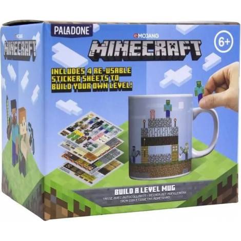 Paladone Minecraft Build A Level Mug (PP6730MCF)