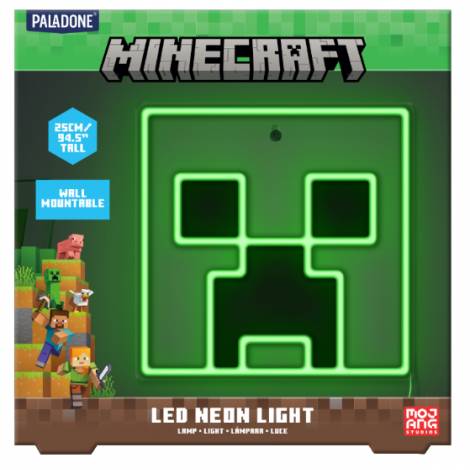 Paladone: Minecraft - Creeper Wall Mountable LED Neon Light (PP14020MCFVN)