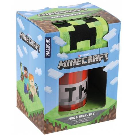 Paladone Minecraft Mug  Socks Set (PP7530MCF)