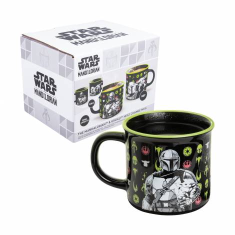 Paladone: Star Wars The Mandalorian - Mandalorian and Grogu Heat Change Mug (PP16271MAN)