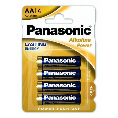 PANASONIC αλκαλικές μπαταρίες Alkaline Power, AA/LR6, 1.5V, 4τμχ