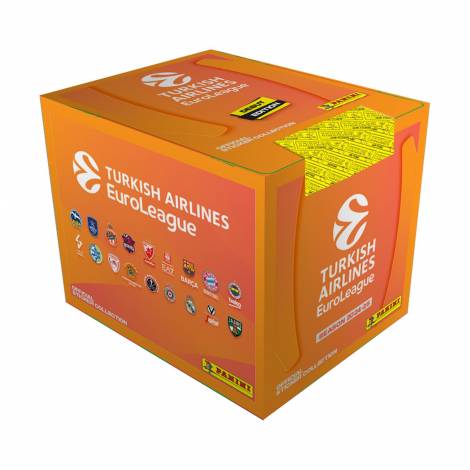 Panini Euroleague 2025: Display of 50 Packs (5 Stickers per Pack)