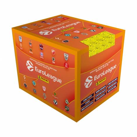 Panini Euroleague 2026: Display of 50 Packs (5 Stickers per Pack)