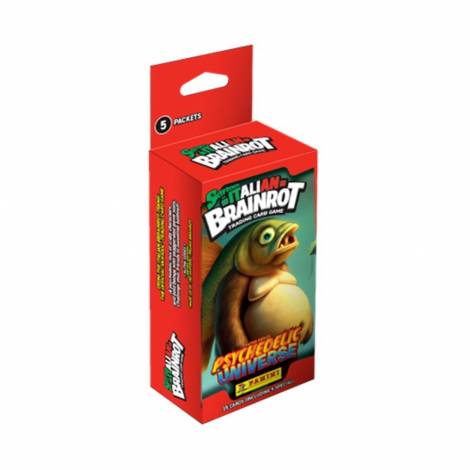 Panini Italian Brainrot: Alpha Series - Psychedelic Universe Eco Blister (5 Packs of 7 cards)