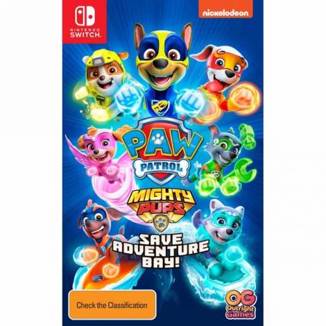 PAW Patrol: Mighty Pups Save Adventure Bay  (Nintendo Switch)