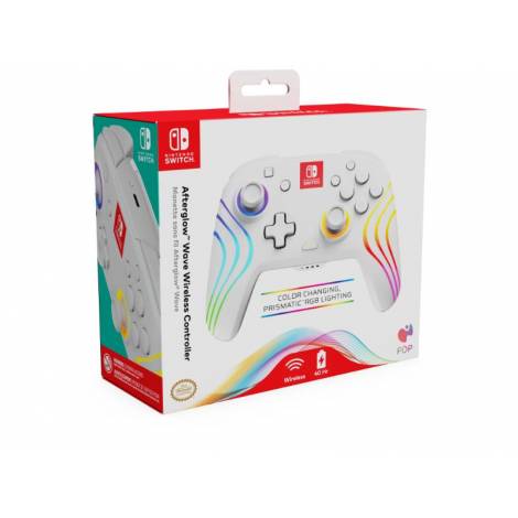 PDP Afterglow WAVE Wireless Ctrl for Nintendo Switch White