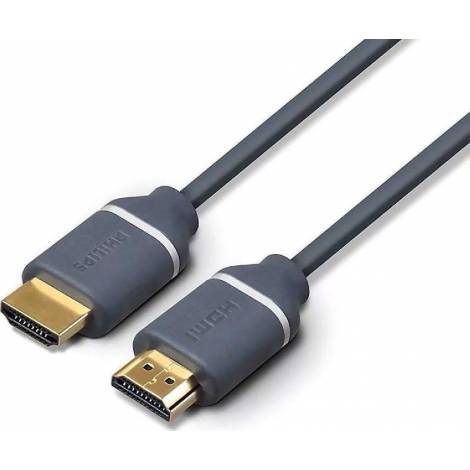 Philips HDMI 2.0 Cable HDMI male - HDMI male 1.5m Γκρι (SWV5610G-00)