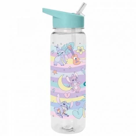 Πλαστικό Μπουκάλι με Καλαμάκι 500ml DISNEY LILO & STITCH Planetary