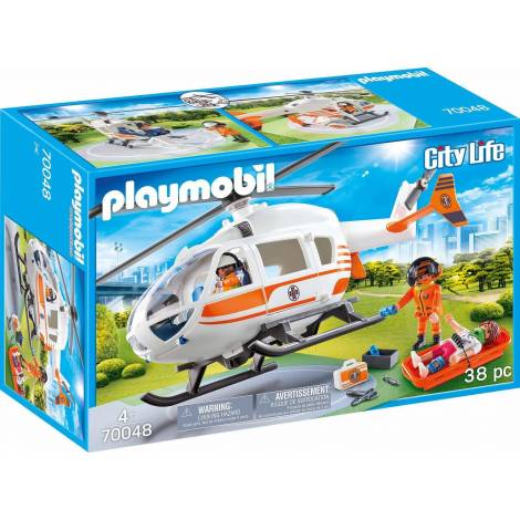 Playmobil City Life Rescue Helicopter (70048)
