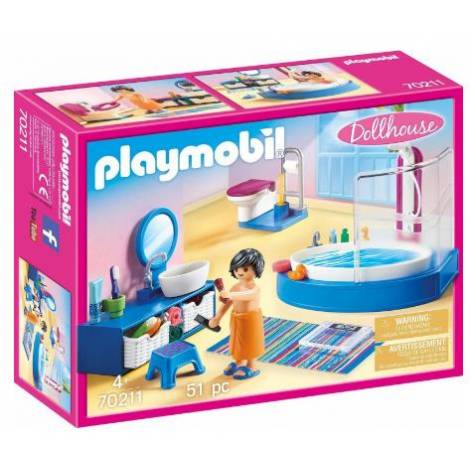 Playmobil® Dollhouse - Bathroom With Tub (70211)