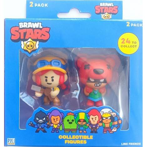 Brawl Stars P.M.I Collectible Figures - 8 Pack Deluxe Box - Including 2  Rare Hidden Characters (S1) (Random) (BRW2070): : Toys