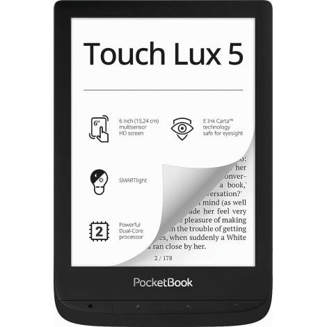 PocketBook Touch Lux 5 - Ink Black (PB628-P-WW)