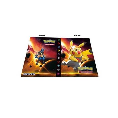 Pokemon Album Pikachu Libre and Lucario (Holds 240 Cards)