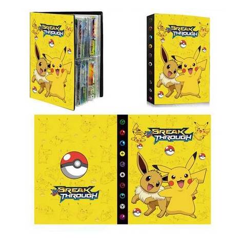 Pokemon Album XY Breakthrough Pikachu & Eevee (Holds 240 Cards)