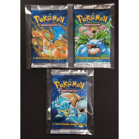 Pokemon Base Set 1x Booster Pack Random (New / Sealed) English 1999