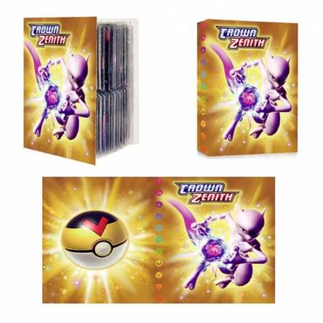 Pokemon Cards Album Crown Zenith 240Pcs Holofoil Mewtwo 6116033