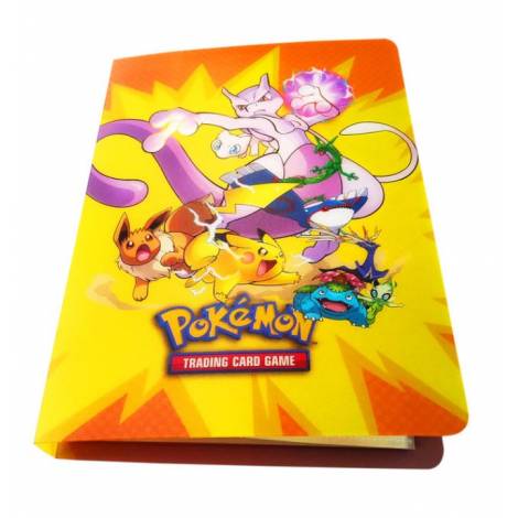 Pokemon Cards Album για 80 κάρτες σε κίτρινο χρώμα 6112111