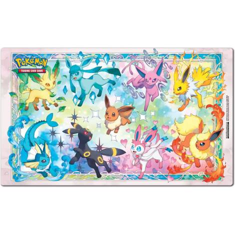 Pokemon Scarlet & Violet Prismatic Evolutions Playmat Eeveelutions