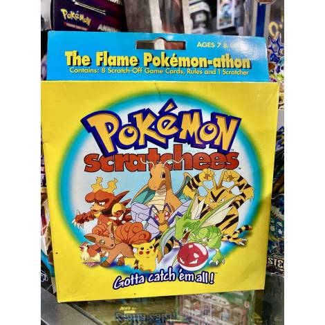 Pokemon Scratchees Vintage Scratch Off Card Game (Flame Pokemon-athon)