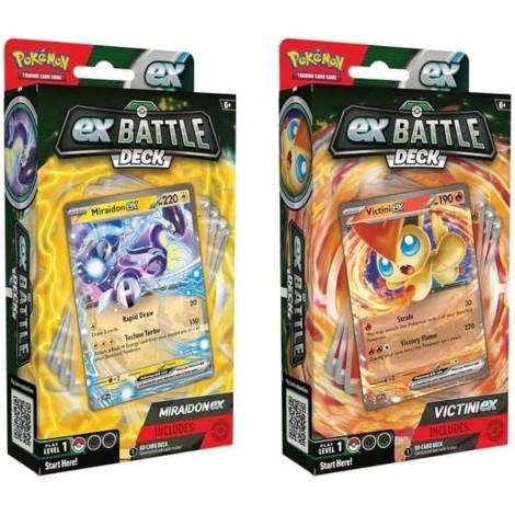 Pokemon TCG: Battle Decks - VictiniEX  MiraidonEX (Random) (POK867545)