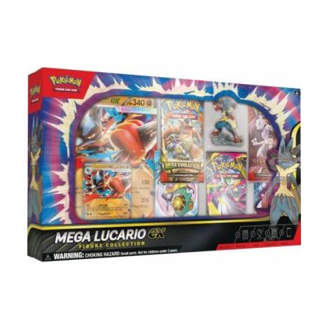 Pokemon TCG Mega Evolution - Mega Lucario Ex Figure Collection