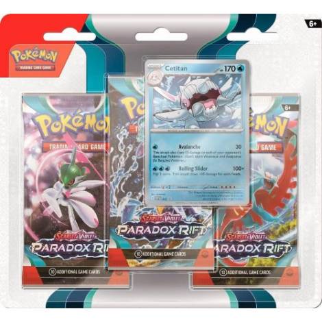 Pokemon TCG Paradox Rift Scarlet & Violet 3-Booster Blister