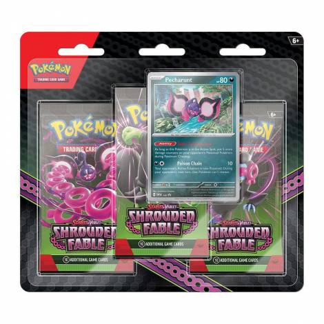 Pokemon TCG: Scarlet  Violet - Shrouded Fable 3 Pack Blister (POK859991)