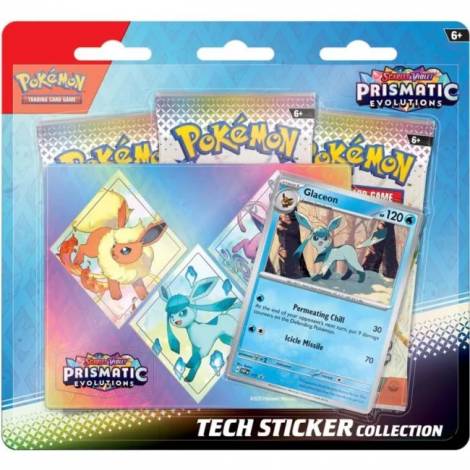 Pokemon TCG Sv8.5 Prismatic Evolutions Tech Sticker Collection
