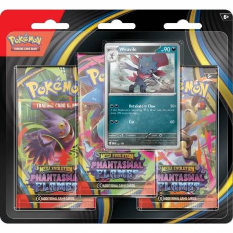 Pokémon TCG - Phantasmal Flames 3-Pack Blister