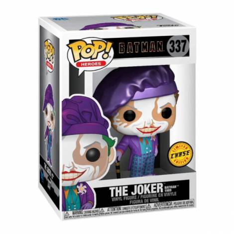 Pop! DC Primal Age: - Batman 1989 Joker hat #337 Vinyl Figure (Chase)