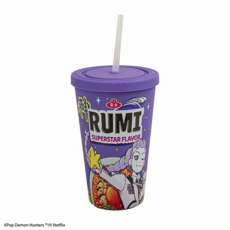 Ποτήρι με Καλαμάκι 475ml K-POP DEMON HUNTERS Rumi Superstar Flavor