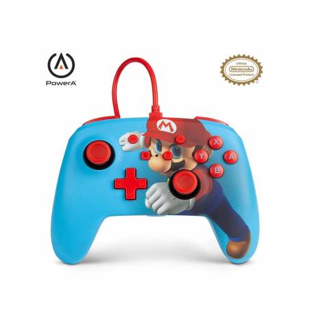 PowerA Enhanced Wired Controller for Nintendo Switch - Mario Punch (1518605-01)