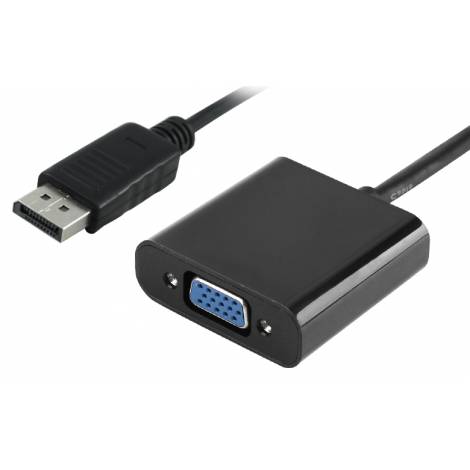 POWERTECH αντάπτορας DisplayPort σε VGA PTH-028, 1920x1200p, μαύρο