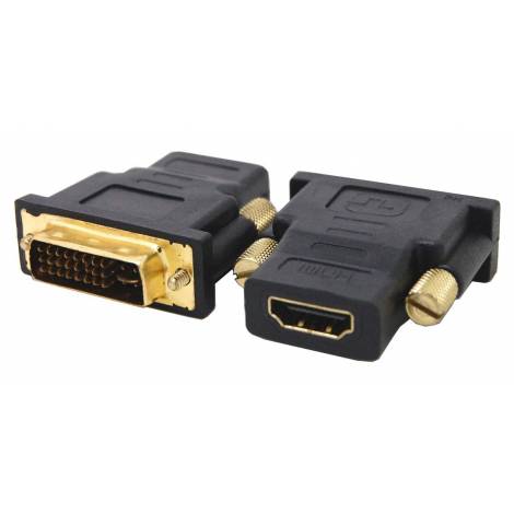 POWERTECH αντάπτορας DVI-I αρσενικό σε HDMI θηλυκό CAB-H056, μαύρος