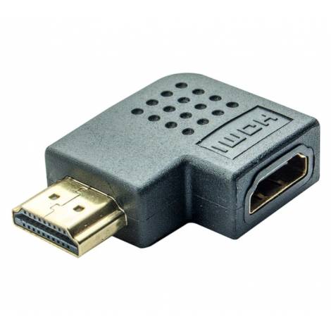 POWERTECH αντάπτορας HDMI CAB-H036, γωνιακός, 90° Right